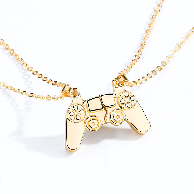 Wholesale Crystal Pendant Necklace Silver Color Women's Jewelry Accessories Zirconia Stone Inlaid Fashionable Design